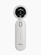 Witte Diveblues D5042 krachtige mini ventilator met USB-C snelladen en geconcentreerde 45 graden airflow.