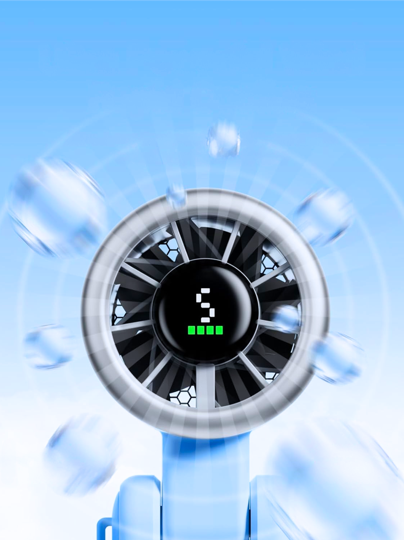 Close up Diveblues JetForce handventilator
