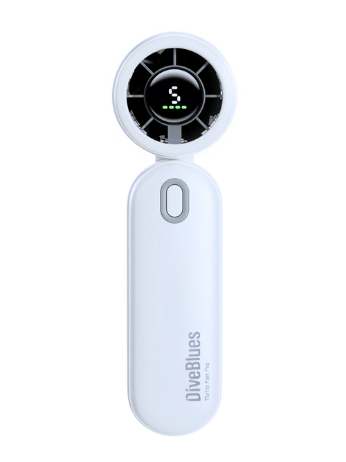 productfoto witte iturbo Diveblues handventilator