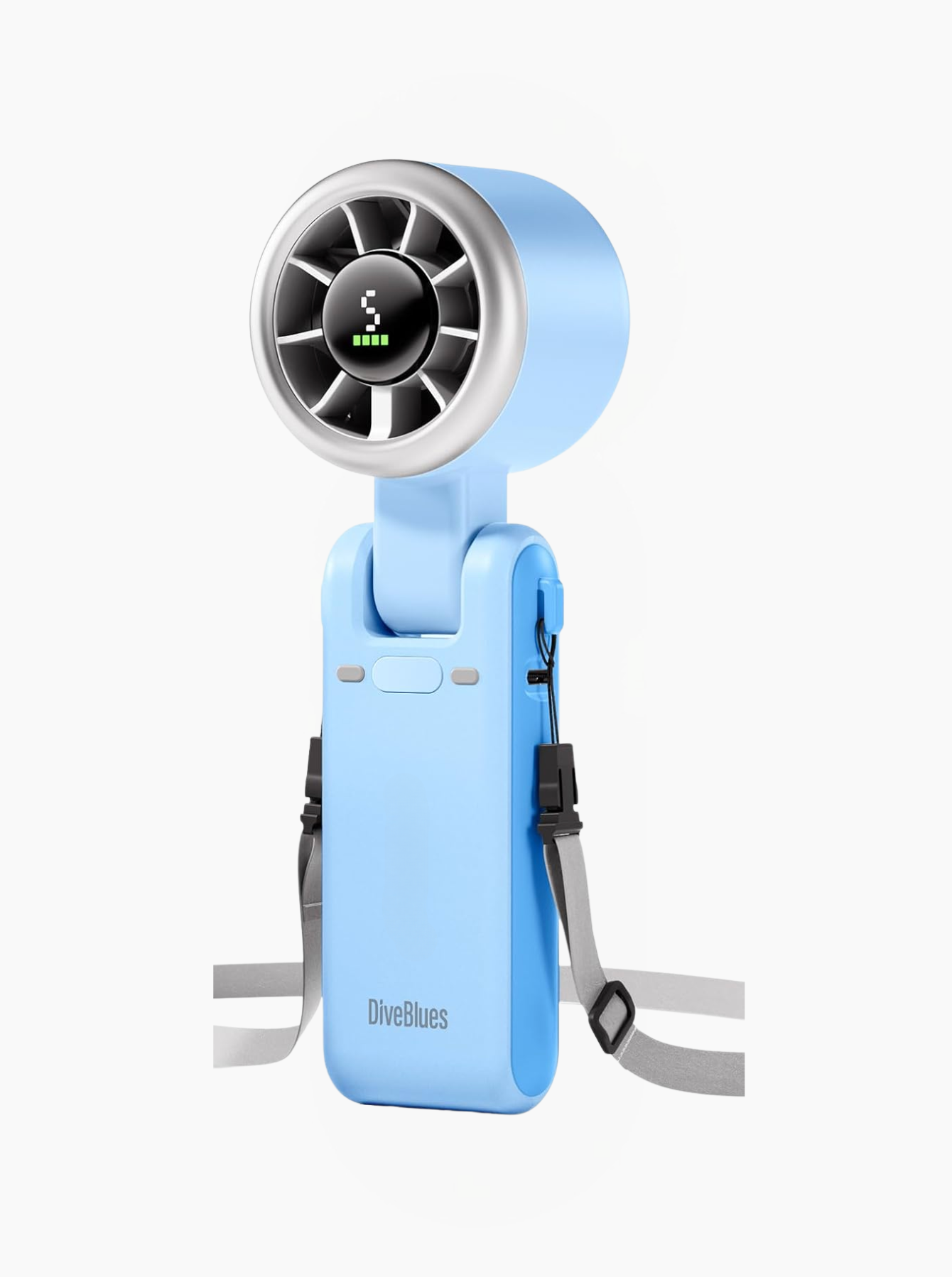Diveblues JetForce Summer blauw oplaadbare high speed  handventilator 